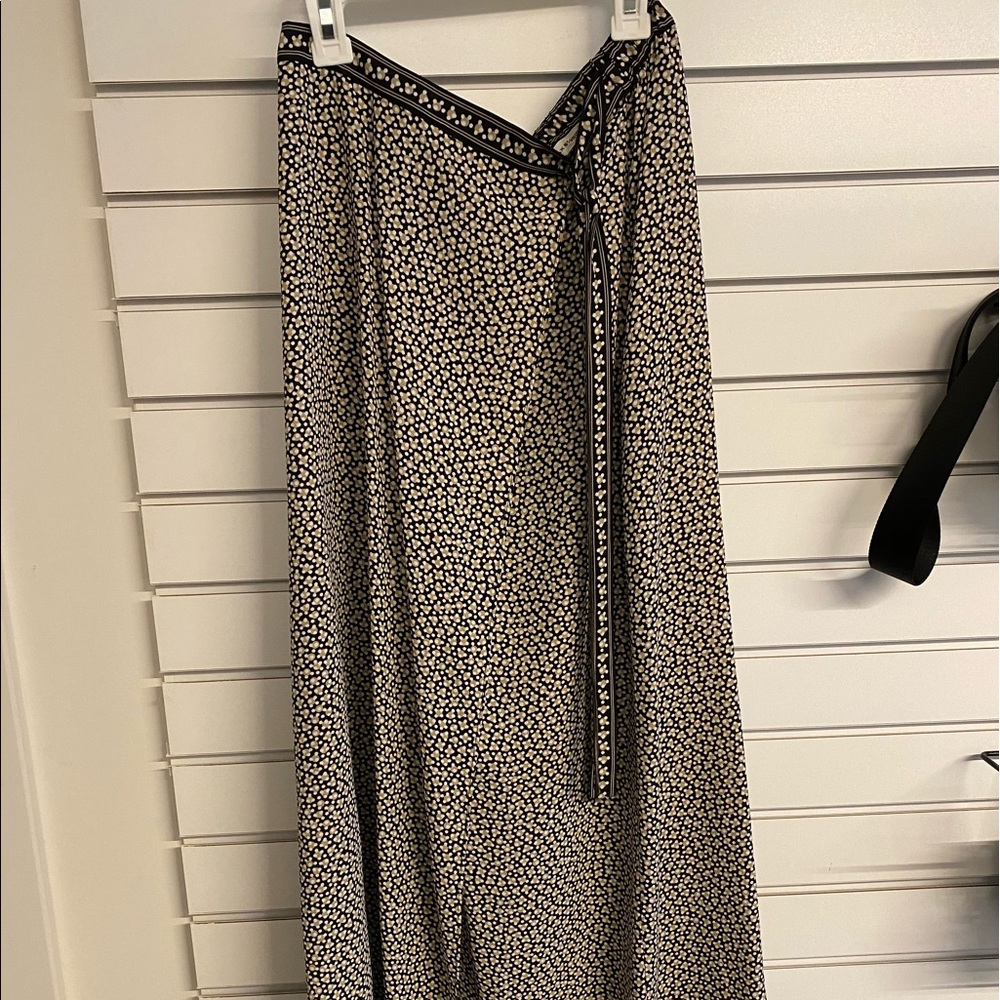 Max studio maxi wrap skirt